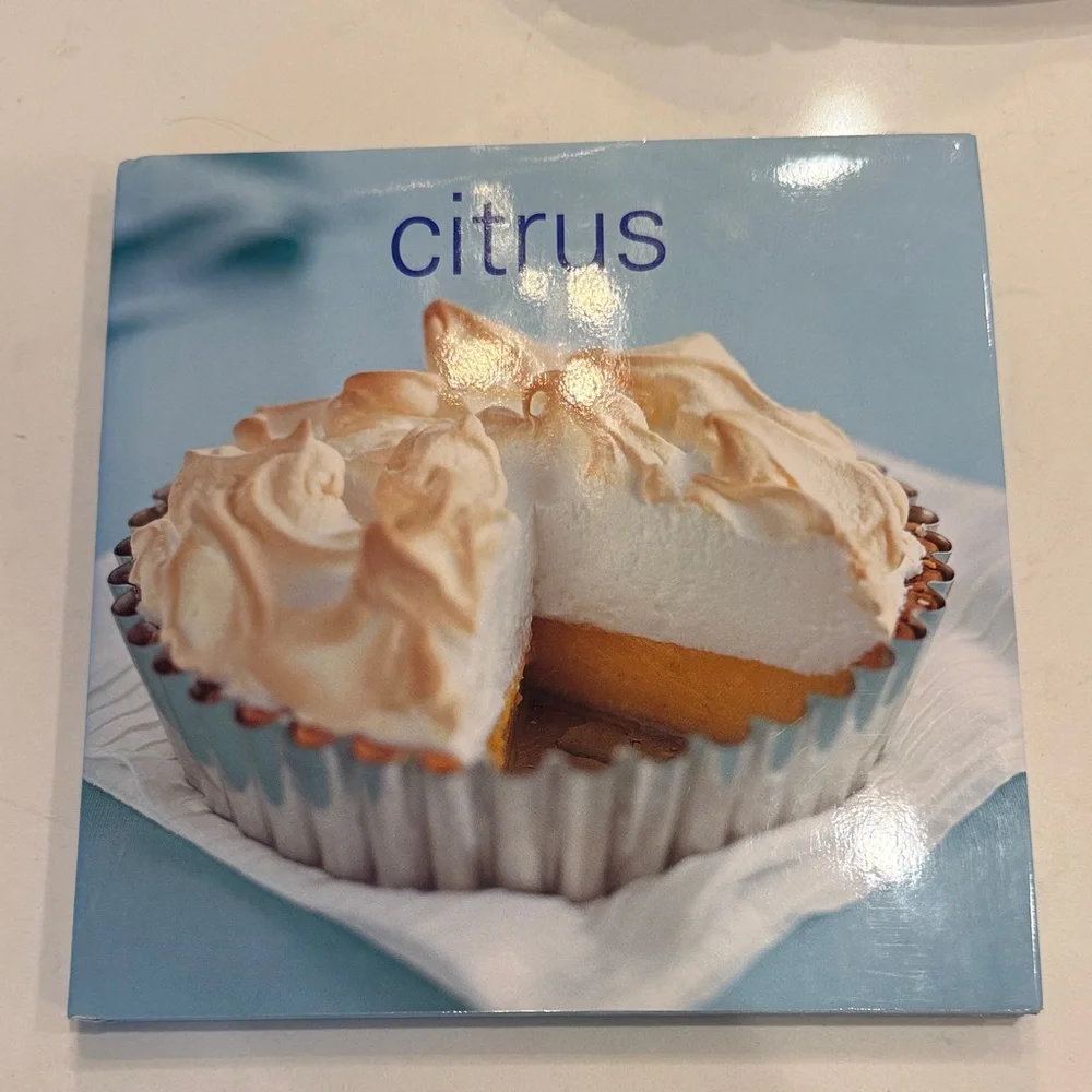 Williams Sonoma Citrus Cookbook - Blue and White
